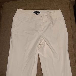 White House Black market pants size 4. Color white